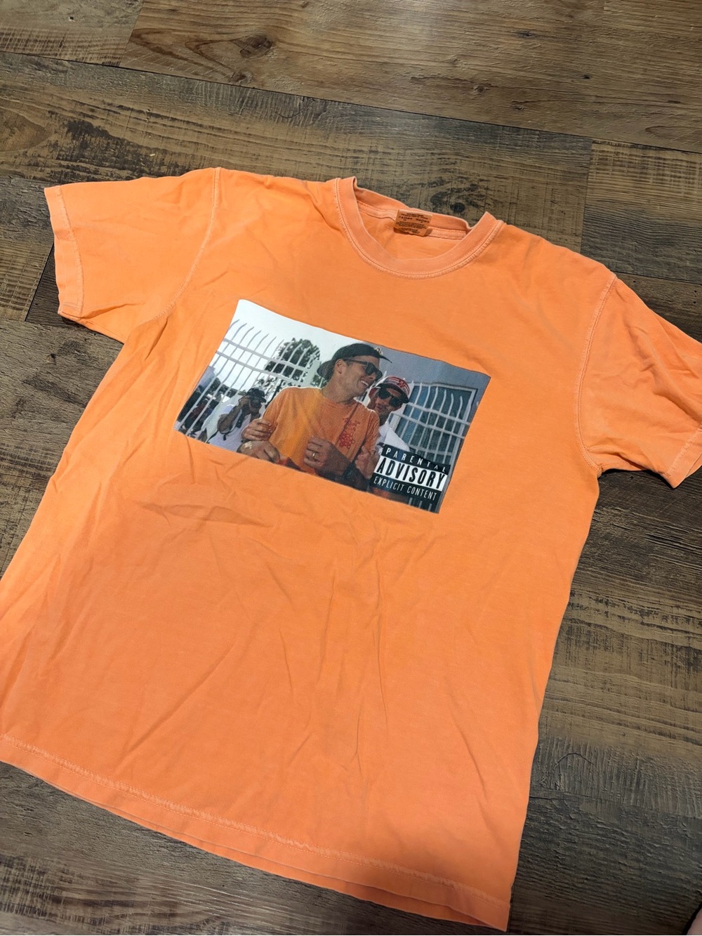 Comfort Colors Orange Graphic Crew Tee